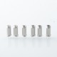 Mission XV KB2 Style RBA Bridge for BB / Billet / Boro Tank / Mod - Silver, Air Pins 1.0 / 1.2 / 2.0 / 2.5 / 3.0 / 3.5 / 4.3mm