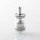 TF Taifun GTR Style MTL RTA Rebuildable Tank Atomizer - Silver, 316 Stainless Steel, 4.0ml, 23mm Diameter