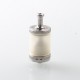 TF Taifun GTR Style MTL RTA Rebuildable Tank Atomizer - Silver, Titanium Alloy + PCTG / PSU, 4.0ml, 23mm Diameter