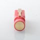 AMIGO Style Boro Mechanical Mod - Red, Brass, 1 x 18350 / 18650, Compatible with BB / Billet / Boro RBA / Tank