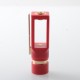 AMIGO Style Boro Mechanical Mod - Red, Brass, 1 x 18350 / 18650, Compatible with BB / Billet / Boro RBA / Tank