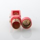 AMIGO Style Boro Mechanical Mod - Red, Brass, 1 x 18350 / 18650, Compatible with BB / Billet / Boro RBA / Tank