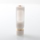 AMIGO Style Boro Mechanical Mod - White, Brass, 1 x 18350 / 18650, Compatible with BB / Billet / Boro RBA / Tank