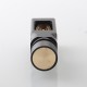 AMIGO Style Boro Mechanical Mod - Black, Brass, 1 x 18350 / 18650, Compatible with BB / Billet / Boro RBA / Tank