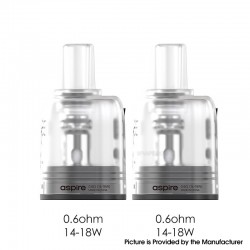 [Ships from Bonded Warehouse] Authentic Aspire Fluffi Replacement Pod Cartridge - 0.6ohm, 3.5ml (2 PCS)