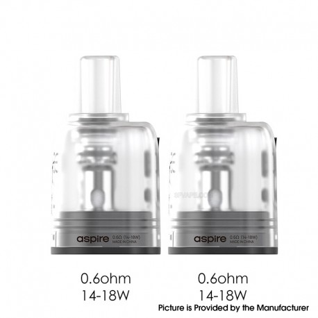 [Ships from Bonded Warehouse] Authentic Aspire Fluffi Replacement Pod Cartridge - 0.6ohm, 3.5ml (2 PCS)