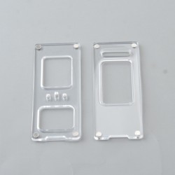 Replacement Front + Back Door Panel Plates for Aspire Raga Aio Pod - Translucent (2 PCS)