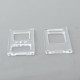 Replacement Front + Back Door Panel Plates for Aspire Raga Aio Pod - Translucent (2 PCS)