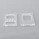 Replacement Front + Back Door Panel Plates for Aspire Raga Aio Pod - Translucent (2 PCS)