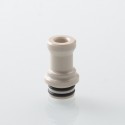 Unkwn Phaze Style 510 Drip Tip for RDA / RTA / RDTA Atomizer - Beige, PEEK