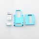 Mission XV Astro Rockets LE Style Inner Plate Set for Astro Style Evolv DNA60 Boro Box Mod - Blue