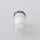 Monarchy IMS Style 510 Drip Tip for RDA / RTA / RDTA Atomizer - White, POM