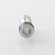 Monarchy IMS Style 510 Drip Tip for RDA / RTA / RDTA Atomizer - Silver, Stainless Steel