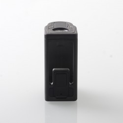 French Mini Style AIO Boro Box Mod - Full Black, 1 x 18350, Constant Voltage 3.2V / 3.7V / 4.2V