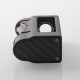 French Mini Style AIO Boro Box Mod - Full Black, 1 x 18350, Constant Voltage 3.2V / 3.7V / 4.2V