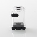 Authentic ThunderHead Creations Blaze Boro Tank - Matte Black, PCTG + SS, 4ml