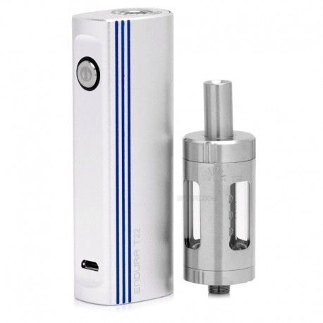 [Ships from Bonded Warehouse] Authentic Innokin Endura T22 2000mAh Mod + Prism T22 Tank Starter Kit - Silver, 4.5mL, 1.5ohm