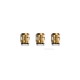 [Ships from Bonded Warehouse] Authentic SMOKTech A3 Coil Head for TFV8 Baby V2 Sub Ohm Tank - Gold, 0.15ohm (80~130W) (3 PCS)