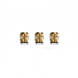 [Ships from Bonded Warehouse] Authentic SMOKTech A3 Coil Head for TFV8 Baby V2 Sub Ohm Tank - Gold, 0.15ohm (80~130W) (3 PCS)
