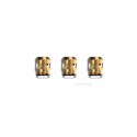 [Ships from Bonded Warehouse] Authentic SMOKTech A3 Coil Head for TFV8 Baby V2 Sub Ohm Tank - Gold, 0.15ohm (80~130W) (3 PCS)