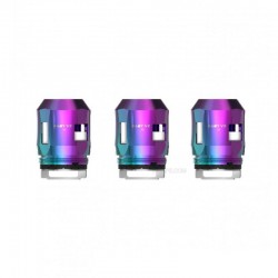 [Ships from Bonded Warehouse] Authentic SMOKTech A3 Coil Head for TFV8 Baby V2 Sub Ohm Tank - Rainbow, 0.15ohm (80~130W) (3 PCS)