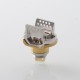 Authentic ThunderHead Creations Blaze RBA Bridge for BB / Billet / Boro - Gold, 3.0 / 2.5 / 2.0 / 1.2mm