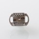 Authentic ThunderHead Creations Blaze RBA Bridge for BB / Billet / Boro - Silver, 3.0 / 2.5 / 2.0 / 1.2mm