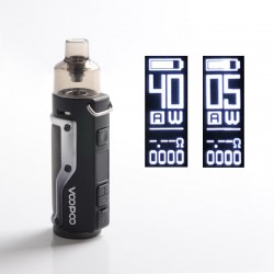 [Ships from Bonded Warehouse] Authentic VOOPOO Argus Pod System Mod Kit w/ PnP Pod - Vintage Grey Silver, 1500mAh, 5~40W