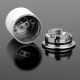 Authentic Wotofo Sapor RDA Rebuildable Dripping Atomizer - White, Stainless Steel, 22mm Diameter
