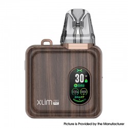 [Ships from Bonded Warehouse] Authentic OXVA Xlim SQ Pro Pod System Kit - Bronze Wood, VW 5~30W, 1200mAh, 2ml, 0.6ohm / 0.8ohm