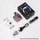 [Ships from Bonded Warehouse] Authentic OXVA Xlim SQ Pro Pod System Kit - Gunmetal Wood, VW 5~30W, 1200mAh, 2ml, 0.6ohm / 0.8ohm