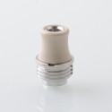 Rekavape Hybrid BBAIO Drip Tip for BB / Billet / Boro AIO Box Mod - Beige, Stainless Steel + PEEK