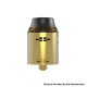 Authentic Kindbright Black Swan RDA Rebuildable Dripping Atomizer w/ BF Pin - Gold, 316SS, 24mm Diameter