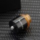 Authentic 5GVape Washington RDA Rebuildable Dripping Atomizer w/ BF Pin - Black, 316 Stainless Steel, 24mm Diameter