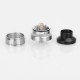 Kindbright DNV Scar Atty Style RDTA Rebuildable Dripping Tank Atomizer w/ BF Pin - Silver, 316 Stainless Steel, 1.9ml, 22mm Dia.