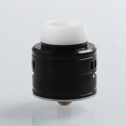 Kindbright Warhead Style RDA Rebuildable Dripping Atomizer w/ BF Pin - Black, 316 Stainless Steel, 30mm Diameter