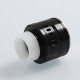 Kindbright Warhead Style RDA Rebuildable Dripping Atomizer w/ BF Pin - Black, 316 Stainless Steel, 30mm Diameter