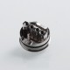 Kindbright Warhead Style RDA Rebuildable Dripping Atomizer w/ BF Pin - Black, 316 Stainless Steel, 30mm Diameter