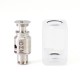 SXK Monarchy DotMobb V2 DM2 Style RBA Tank for dotMod dotAIO V1 / V2 Pod - Silver, 1.0 / 1.3 / 1.5 / 1.8 / 2.0 / 3.0mm