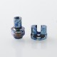 Authentic MK MODS Toxic Drip Tip for BB / Billet / Boro AIO Box Mod - Light Blue, Titanium