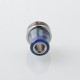 Rekavape Hybrid BBAIO Drip Tip for BB / Billet / Boro AIO Box Mod - Blue, Stainless Steel + Resin