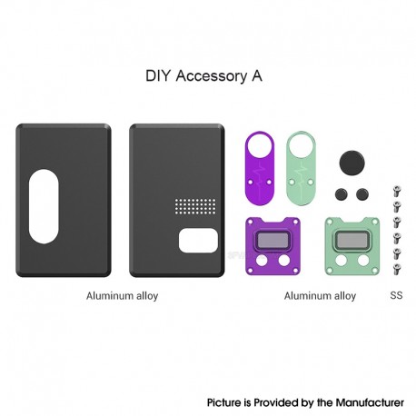 [Ships from Bonded Warehouse] Authentic VandyVape Pulse AIO V2 Replacement Panel DIY Accessory Set - A