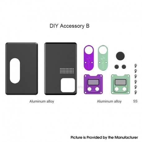 [Ships from Bonded Warehouse] Authentic VandyVape Pulse AIO V2 Replacement Panel DIY Accessory Set - B