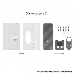 [Ships from Bonded Warehouse] Authentic VandyVape Pulse AIO V2 Replacement Panel DIY Accessory Set - C