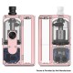 [Ships from Bonded Warehouse] Authentic VandyVape Pulse AIO V2 80W Boro Box Mod Kit - Sakura Pink, VW 5~80W, 1 x 18650, 6ml