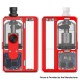 [Ships from Bonded Warehouse] Authentic VandyVape Pulse AIO V2 80W Boro Box Mod Kit - Red, VW 5~80W, 1 x 18650, 6ml