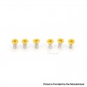 Authentic MK MODS Replacement Screws for Lost Vape Centaurus B80 AIO Kit - Yellow (6 PCS)