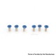 Authentic MK MODS Replacement Screws for Lost Vape Centaurus B80 AIO Kit - Blue (6 PCS)