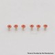 Authentic MK MODS Replacement Screws for Lost Vape Centaurus B80 AIO Kit - Orange (6 PCS)