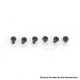 Authentic MK MODS Replacement Screws for Lost Vape Centaurus B80 AIO Kit - Black (6 PCS)